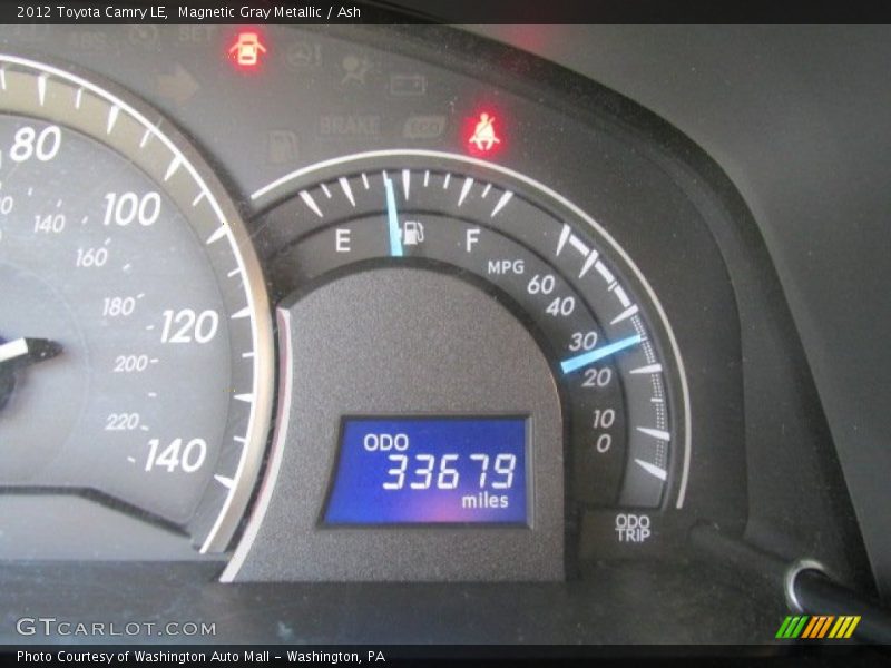 Magnetic Gray Metallic / Ash 2012 Toyota Camry LE