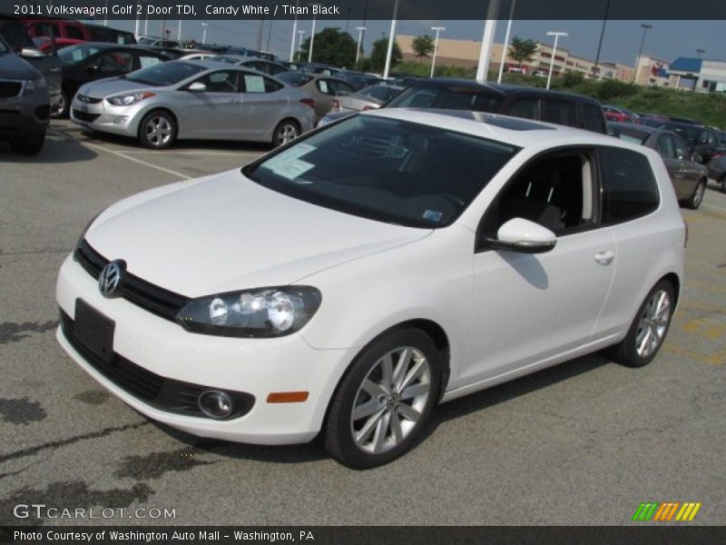 Candy White / Titan Black 2011 Volkswagen Golf 2 Door TDI