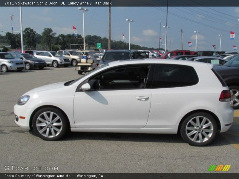 Candy White / Titan Black 2011 Volkswagen Golf 2 Door TDI