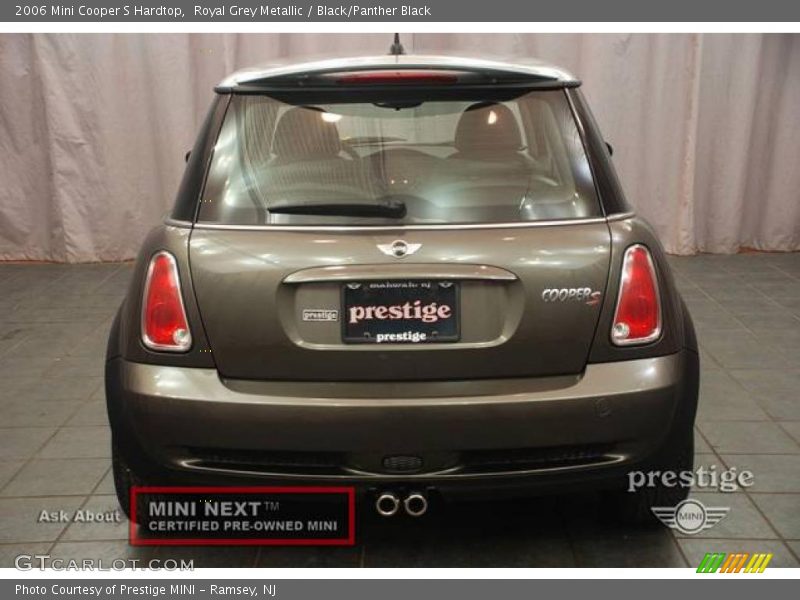 Royal Grey Metallic / Black/Panther Black 2006 Mini Cooper S Hardtop