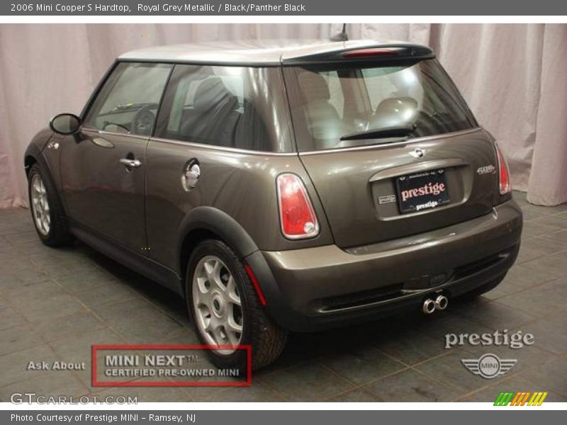 Royal Grey Metallic / Black/Panther Black 2006 Mini Cooper S Hardtop