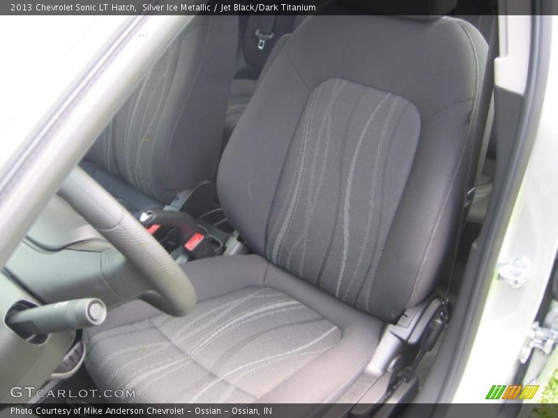 Silver Ice Metallic / Jet Black/Dark Titanium 2013 Chevrolet Sonic LT Hatch