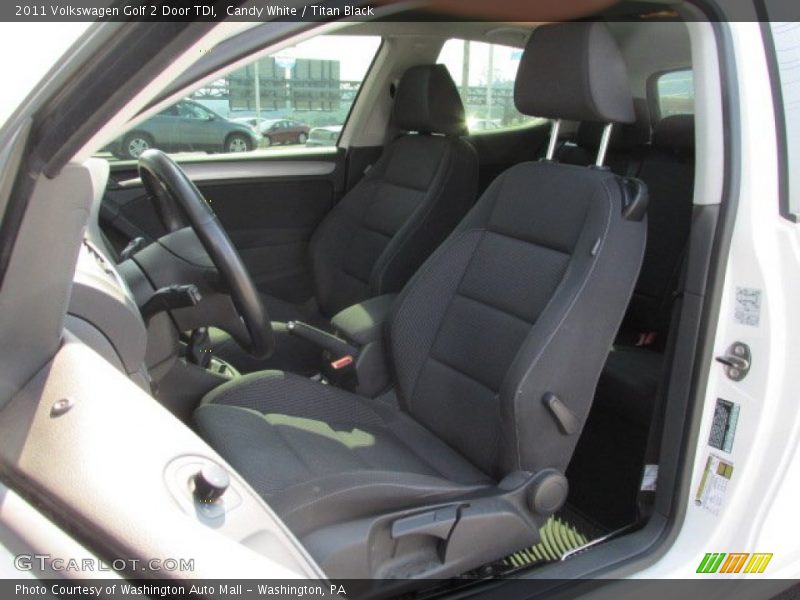 Candy White / Titan Black 2011 Volkswagen Golf 2 Door TDI