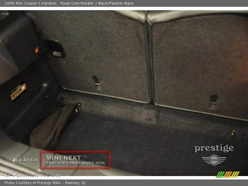 Royal Grey Metallic / Black/Panther Black 2006 Mini Cooper S Hardtop