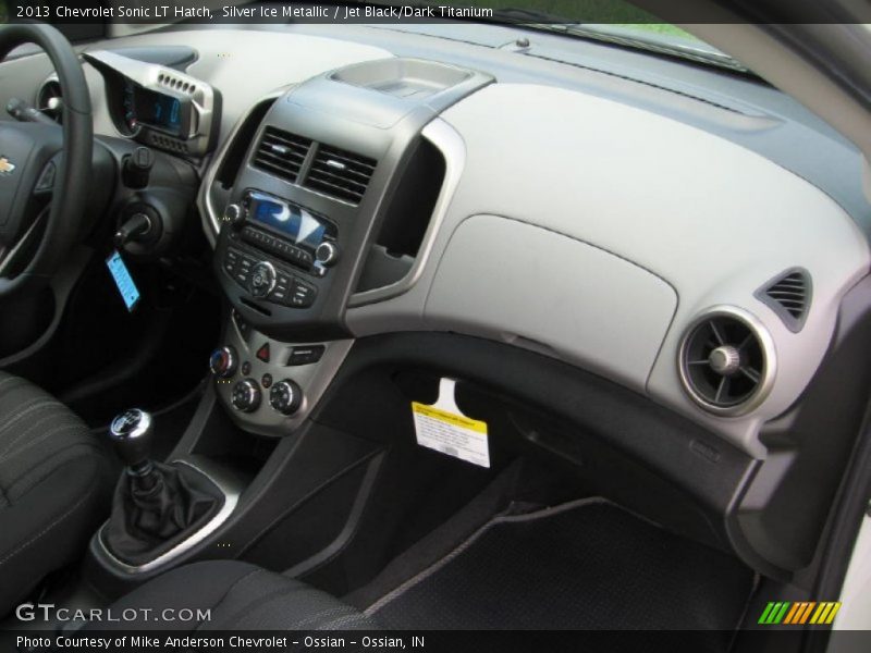 Silver Ice Metallic / Jet Black/Dark Titanium 2013 Chevrolet Sonic LT Hatch