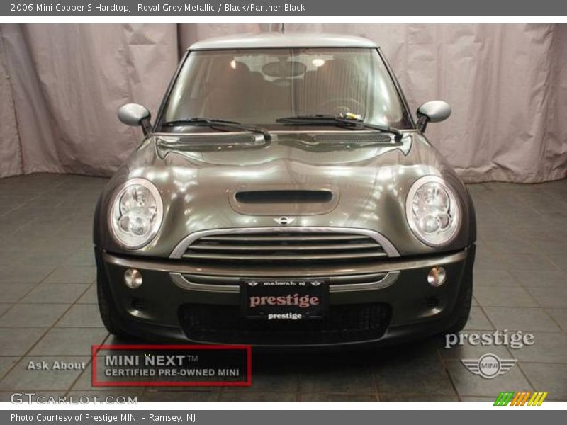Royal Grey Metallic / Black/Panther Black 2006 Mini Cooper S Hardtop