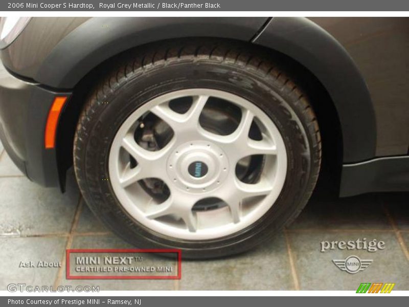 Royal Grey Metallic / Black/Panther Black 2006 Mini Cooper S Hardtop