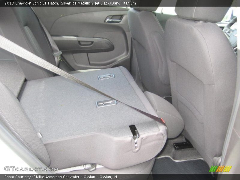 Silver Ice Metallic / Jet Black/Dark Titanium 2013 Chevrolet Sonic LT Hatch