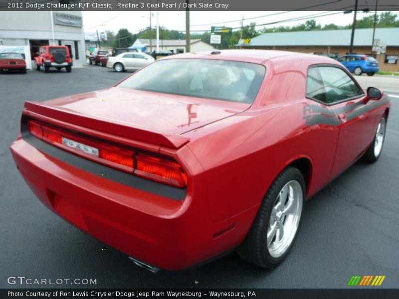 Redline 3 Coat Pearl / Dark Slate Gray 2012 Dodge Challenger R/T Classic