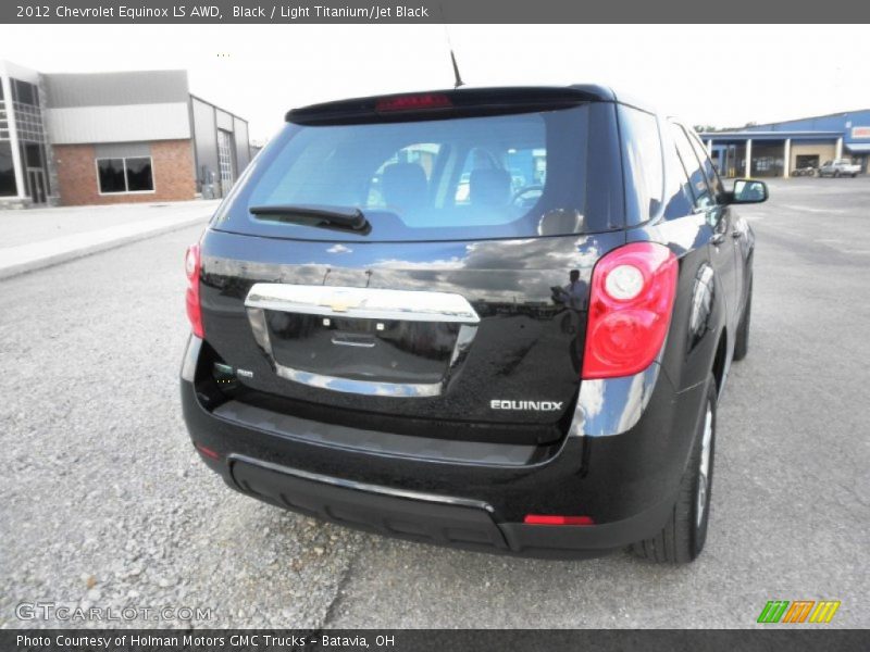 Black / Light Titanium/Jet Black 2012 Chevrolet Equinox LS AWD