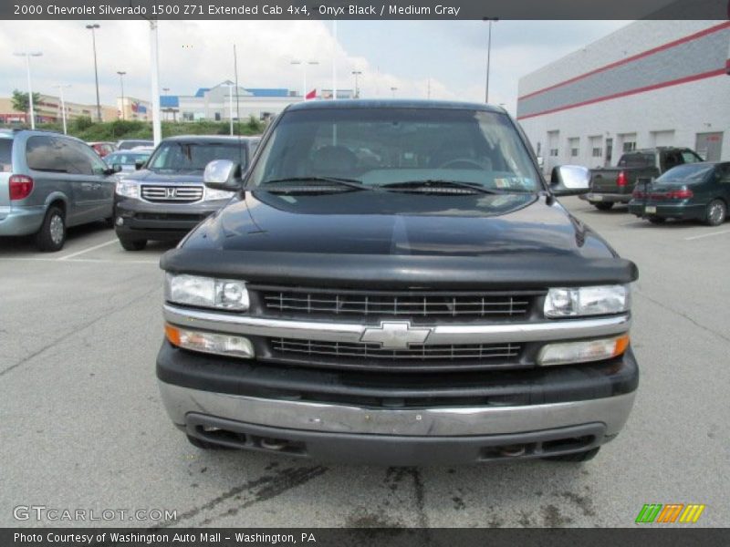 Onyx Black / Medium Gray 2000 Chevrolet Silverado 1500 Z71 Extended Cab 4x4