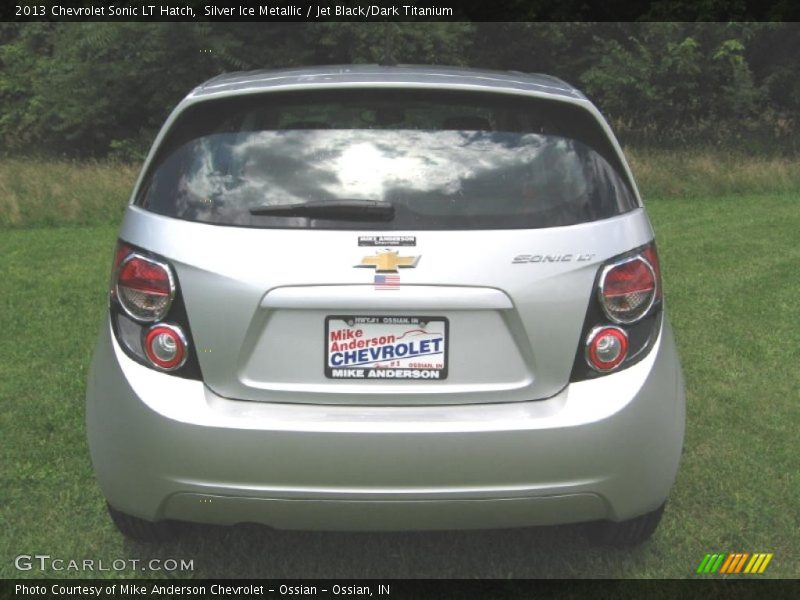 Silver Ice Metallic / Jet Black/Dark Titanium 2013 Chevrolet Sonic LT Hatch