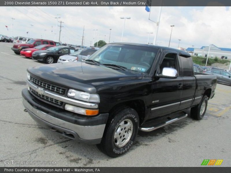 Onyx Black / Medium Gray 2000 Chevrolet Silverado 1500 Z71 Extended Cab 4x4