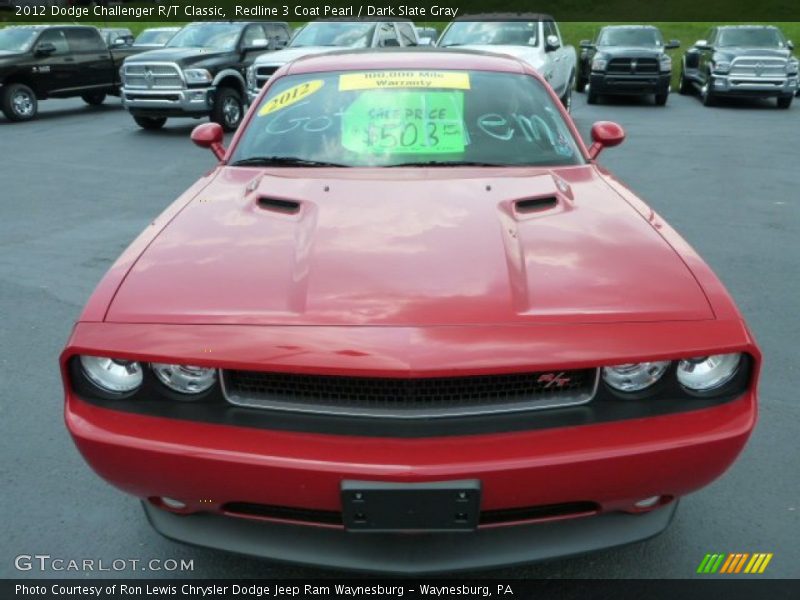 Redline 3 Coat Pearl / Dark Slate Gray 2012 Dodge Challenger R/T Classic