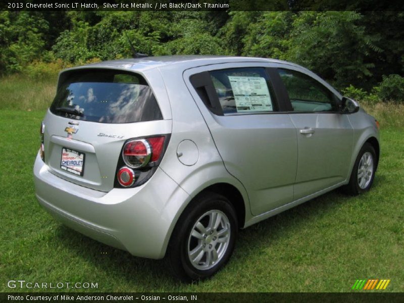 Silver Ice Metallic / Jet Black/Dark Titanium 2013 Chevrolet Sonic LT Hatch