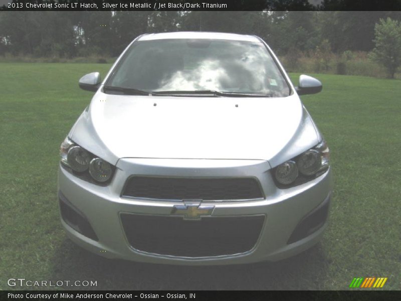 Silver Ice Metallic / Jet Black/Dark Titanium 2013 Chevrolet Sonic LT Hatch