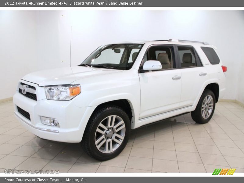 Blizzard White Pearl / Sand Beige Leather 2012 Toyota 4Runner Limited 4x4