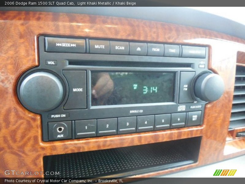 Light Khaki Metallic / Khaki Beige 2006 Dodge Ram 1500 SLT Quad Cab