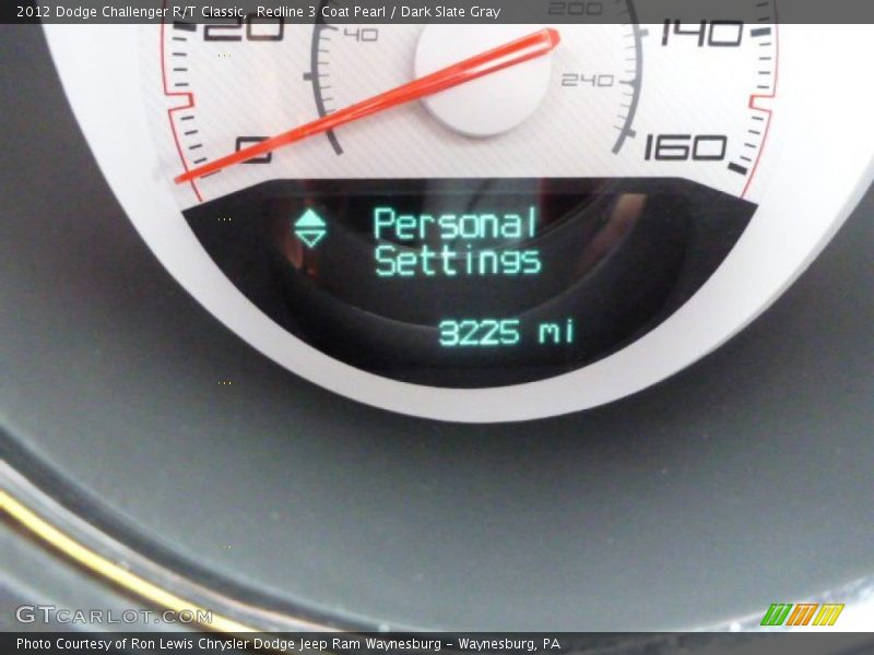 Redline 3 Coat Pearl / Dark Slate Gray 2012 Dodge Challenger R/T Classic