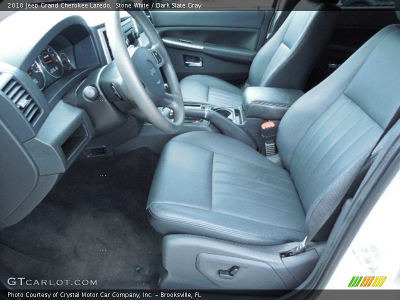 Stone White / Dark Slate Gray 2010 Jeep Grand Cherokee Laredo