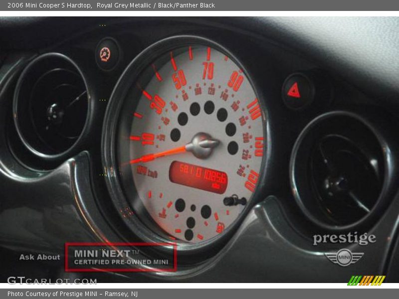 Royal Grey Metallic / Black/Panther Black 2006 Mini Cooper S Hardtop