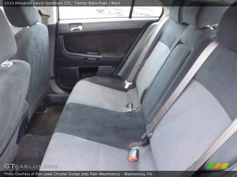 Tarmac Black Pearl / Black 2010 Mitsubishi Lancer Sportback GTS