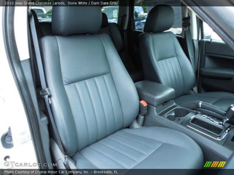 Stone White / Dark Slate Gray 2010 Jeep Grand Cherokee Laredo