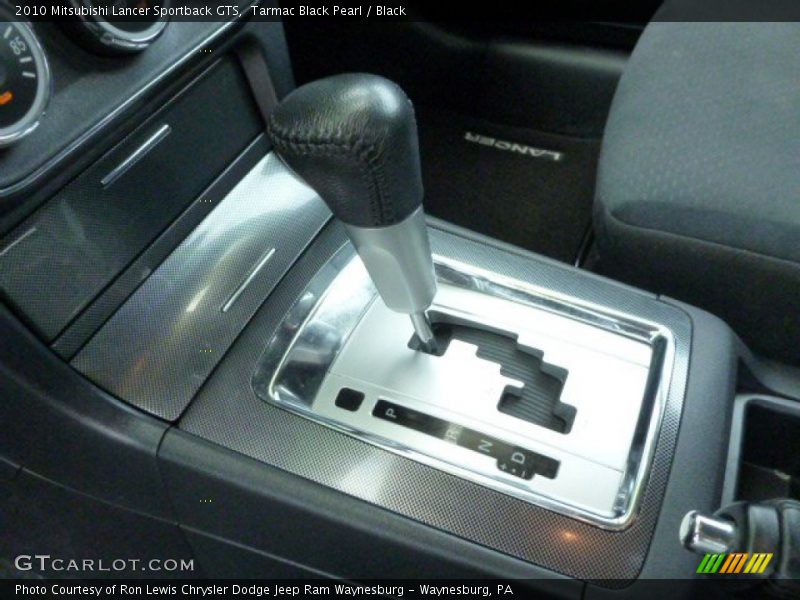 Tarmac Black Pearl / Black 2010 Mitsubishi Lancer Sportback GTS