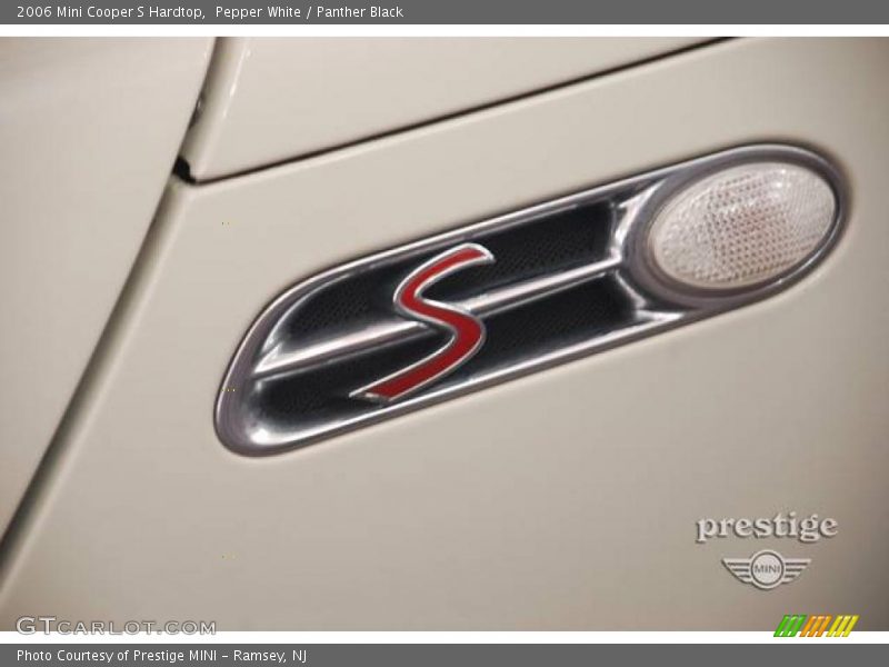 Pepper White / Panther Black 2006 Mini Cooper S Hardtop