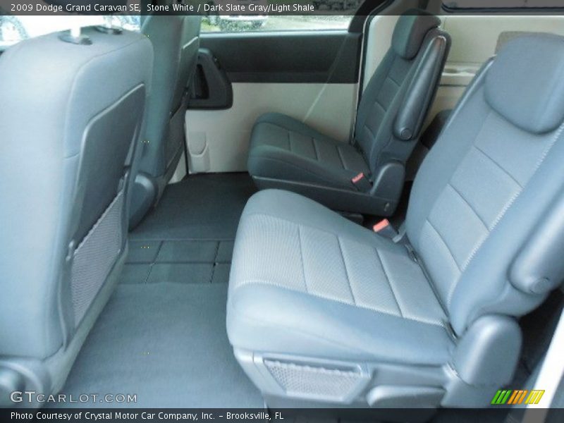 Stone White / Dark Slate Gray/Light Shale 2009 Dodge Grand Caravan SE