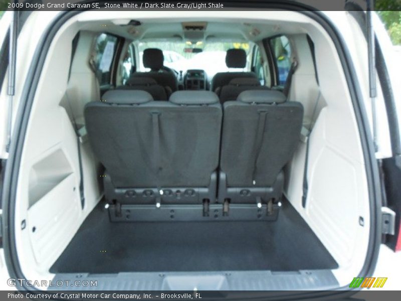 Stone White / Dark Slate Gray/Light Shale 2009 Dodge Grand Caravan SE