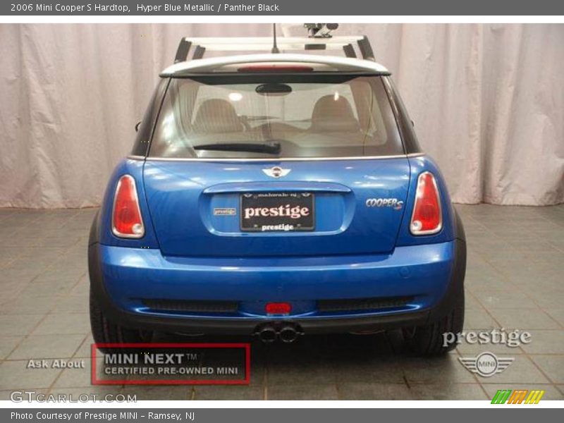 Hyper Blue Metallic / Panther Black 2006 Mini Cooper S Hardtop