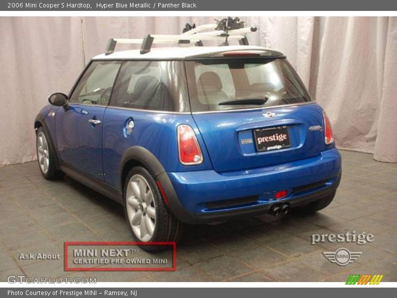 Hyper Blue Metallic / Panther Black 2006 Mini Cooper S Hardtop