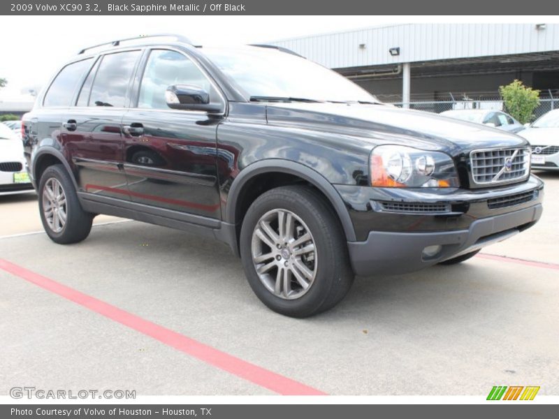 Black Sapphire Metallic / Off Black 2009 Volvo XC90 3.2