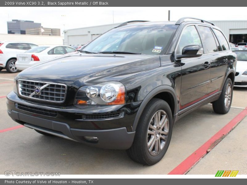 Black Sapphire Metallic / Off Black 2009 Volvo XC90 3.2