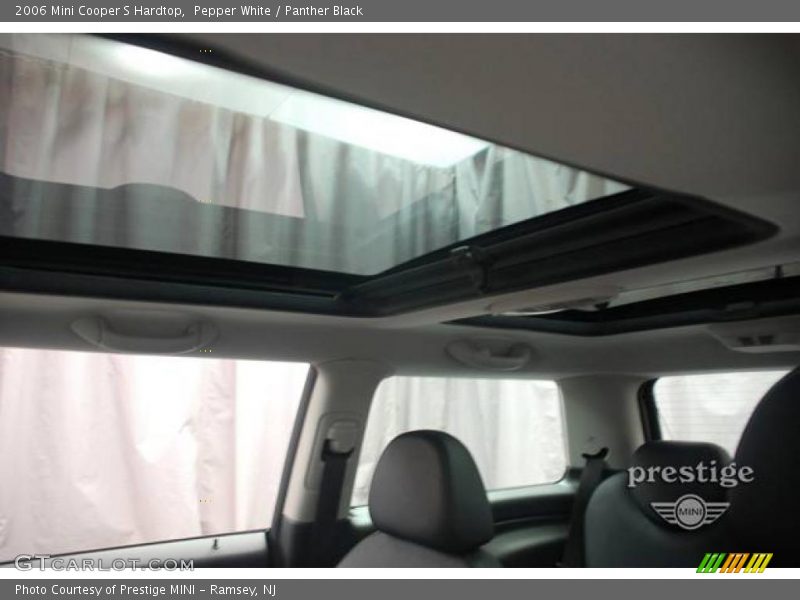 Pepper White / Panther Black 2006 Mini Cooper S Hardtop