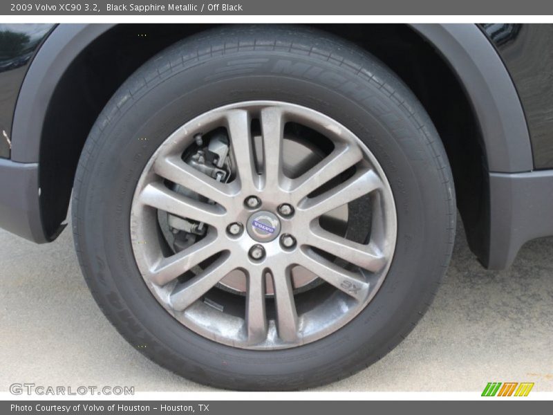 Black Sapphire Metallic / Off Black 2009 Volvo XC90 3.2