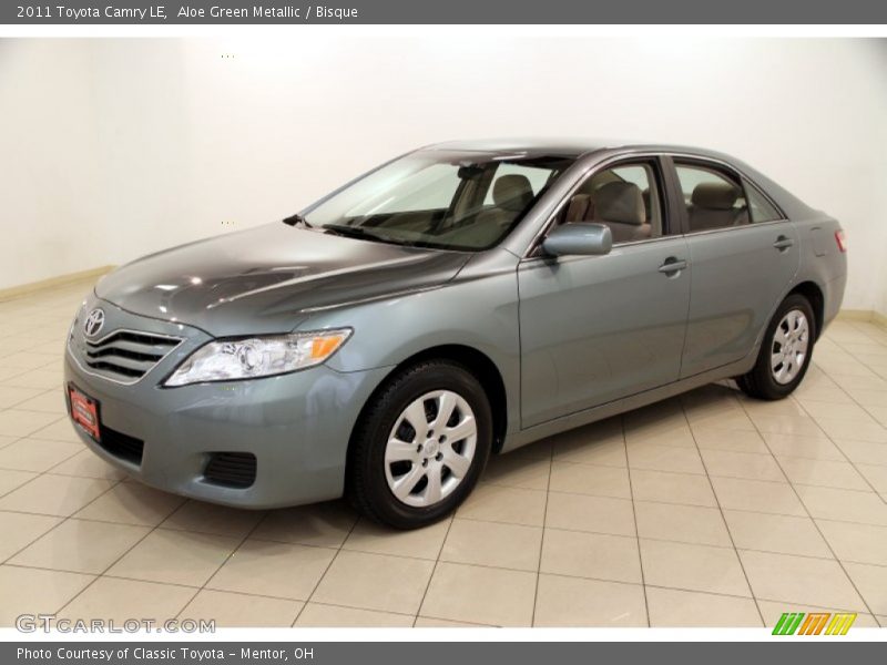 Aloe Green Metallic / Bisque 2011 Toyota Camry LE