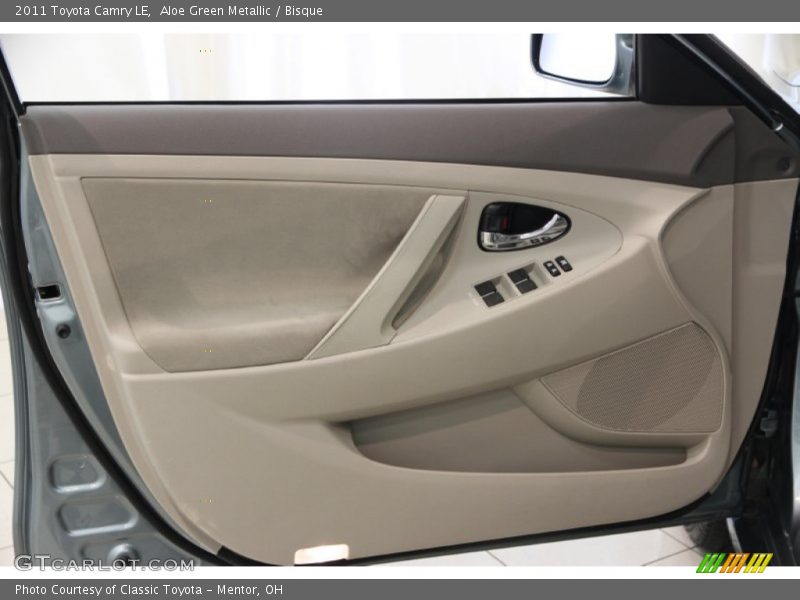 Aloe Green Metallic / Bisque 2011 Toyota Camry LE