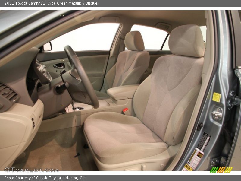 Aloe Green Metallic / Bisque 2011 Toyota Camry LE