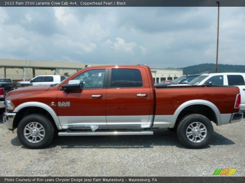  2013 3500 Laramie Crew Cab 4x4 Copperhead Pearl