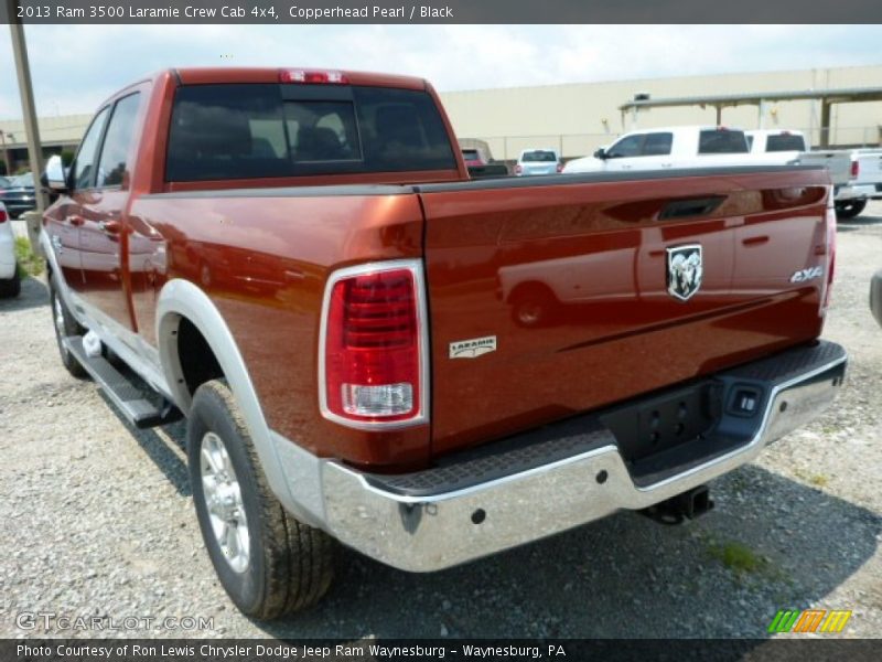 Copperhead Pearl / Black 2013 Ram 3500 Laramie Crew Cab 4x4