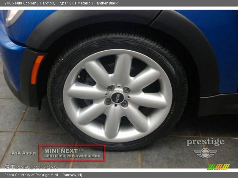 Hyper Blue Metallic / Panther Black 2006 Mini Cooper S Hardtop