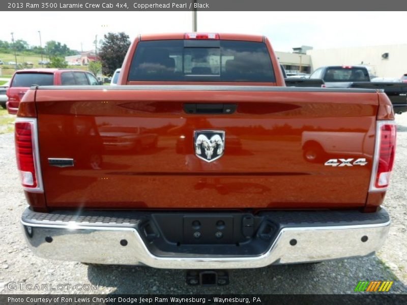 Copperhead Pearl / Black 2013 Ram 3500 Laramie Crew Cab 4x4