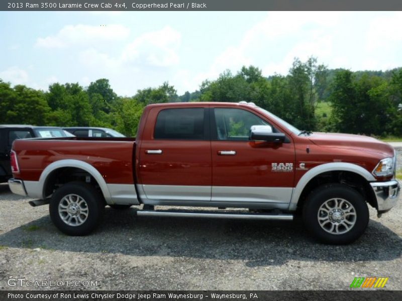  2013 3500 Laramie Crew Cab 4x4 Copperhead Pearl