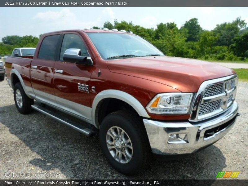 Front 3/4 View of 2013 3500 Laramie Crew Cab 4x4