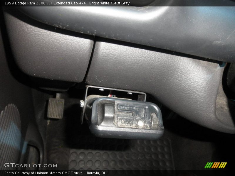 Bright White / Mist Gray 1999 Dodge Ram 2500 SLT Extended Cab 4x4