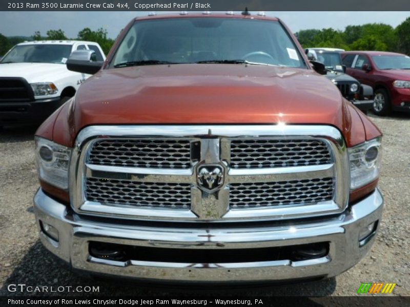 2013 3500 Laramie Crew Cab 4x4 Copperhead Pearl