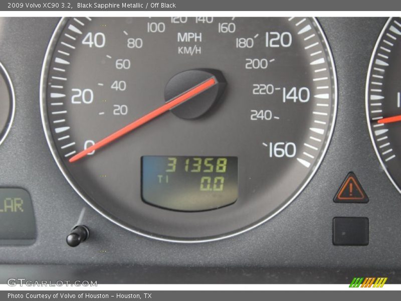 Black Sapphire Metallic / Off Black 2009 Volvo XC90 3.2