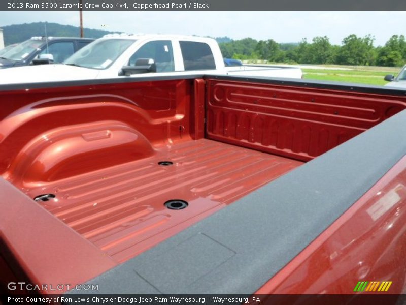 Copperhead Pearl / Black 2013 Ram 3500 Laramie Crew Cab 4x4